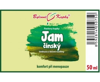 JAM (yam) čínský Dioscorea batatas kapky (tinktura) 50 ml | Bylinné kapky 