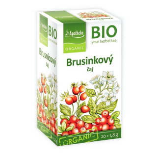 Apotheke BIO Brusinkový čaj 20x1,8g brusinka plod 20%