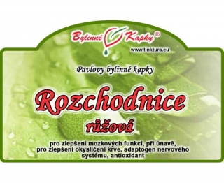 ROZCHODNICE RŮŽOVÁ kapky (tinktura) 50ml | Bylinné kapky 