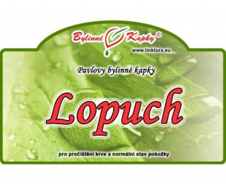 LOPUCH VĚTŠÍ kapky (tinktura) 50 ml | Bylinné kapky 