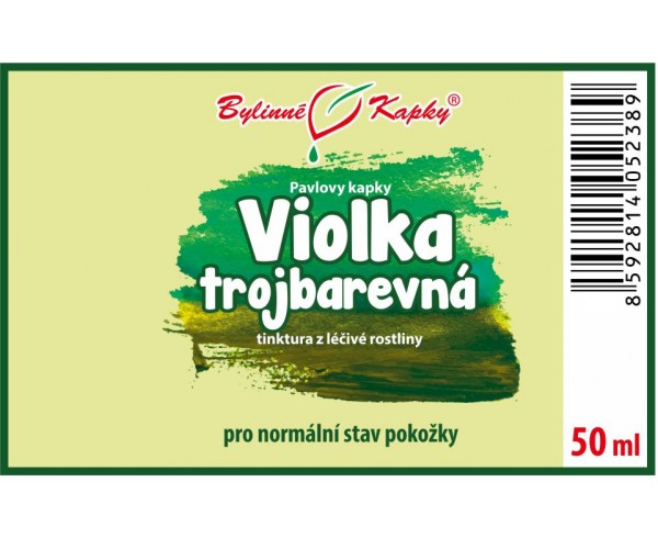 VIOLKA TROJBAREVNÁ TINKTURA 50ml | Bylinné kapky