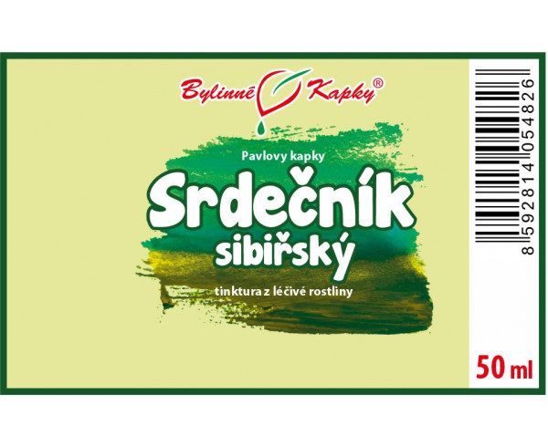 SRDEČNÍK SIBIŘSKÝ kapky (tinktura) 50ml | Bylinné kapky