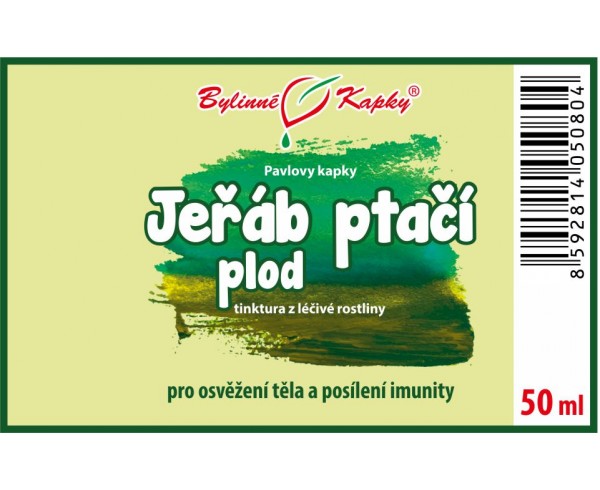 JEŘÁB ptačí plod kapky (tinktura) 50 ml | Bylinné kapky