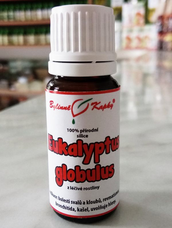 EUKALYPTUS GLOBULUS 100% přírodní silice 10ml | Bylinné kapky