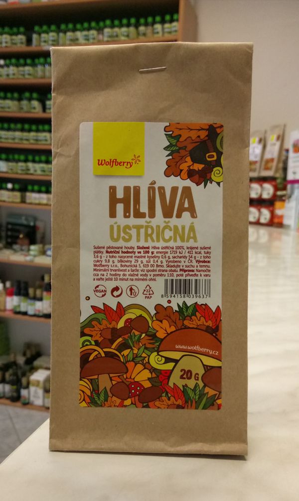 HLÍVA ÚSTŘIČNÁ 20g | Wolfberry