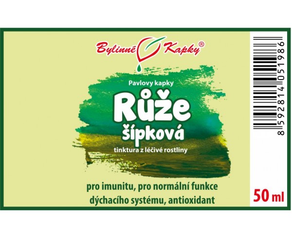 RŮŽE ŠÍPKOVÁ kapky (tinktura) 50ml | Bylinné kapky