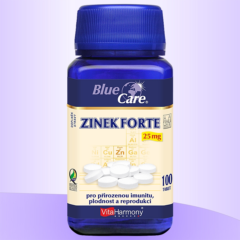 ZINEK FORTE 25mg - 100 TBL. | Vitaharmony