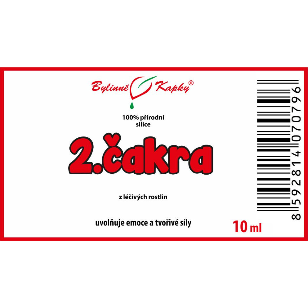 2.čakra - 100 % přírodní silice - směs olejů 10 ml | Bylinné kapky