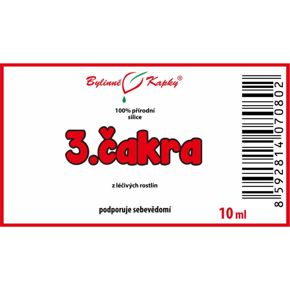 3.čakra - 100 % přírodní silice - směs olejů 10 ml | Bylinné kapky