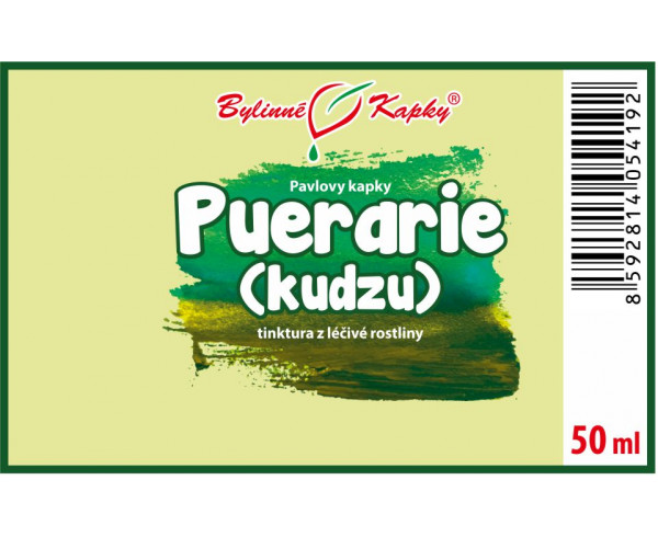 PUERÁRIE (KUDZU) kořen kapky (tinktura) 50ml | Bylinné kapky 