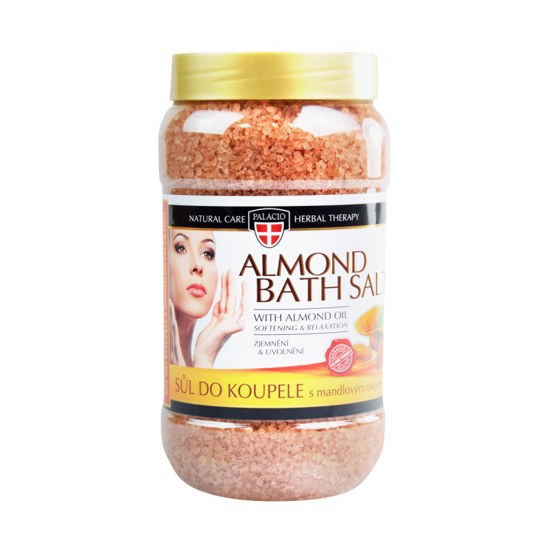 MANDLOVÝ OLEJ koupelová sůl 1200g | PALACIO