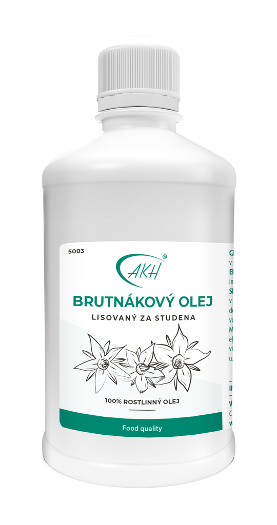 BRUTNÁKOVÝ OLEJ lisovaný za studena 500 ml | AromaKH