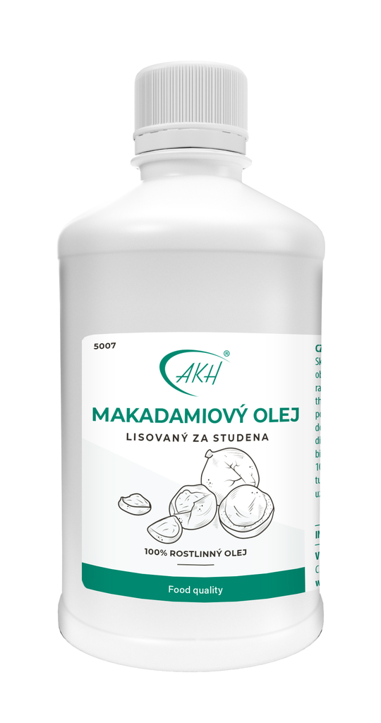 MAKADAMIOVÝ OLEJ lisovaný za studena 500 ml | AromaKH