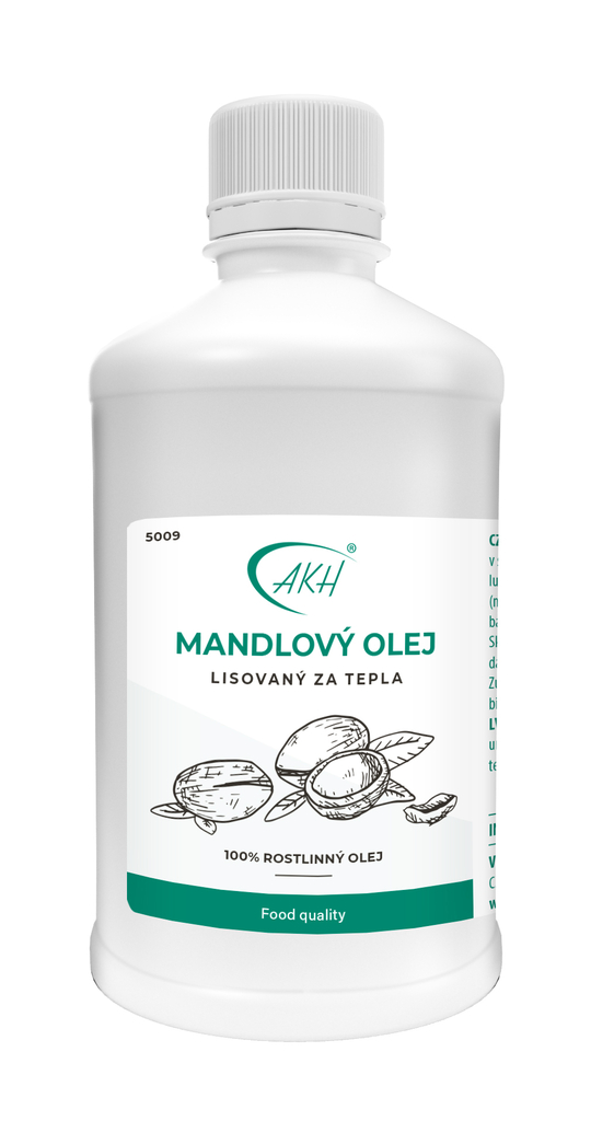 MANDLOVÝ OLEJ lisovaný za tepla 500 ml | AromaKH