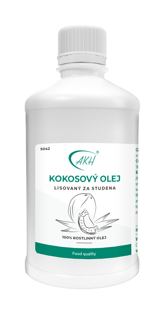 KOKOSOVÝ OLEJ lisovaný za studena 500 ml | AromaKH