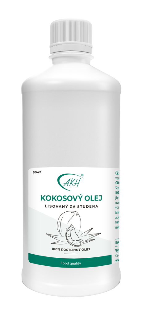 KOKOSOVÝ OLEJ lisovaný za studena 1000 ml | AromaKH