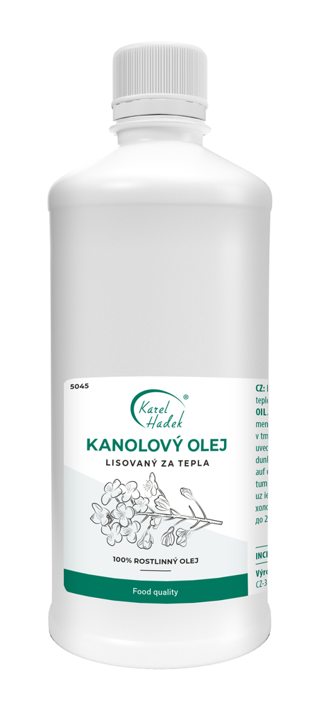KANOLOVÝ OLEJ lisovaný za tepla 1000 ml | AromaKH