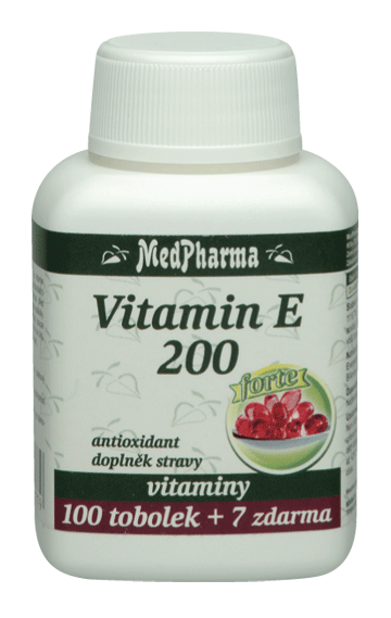 VITAMÍN E 200mg forte 107 tablet | MEDPHARMA