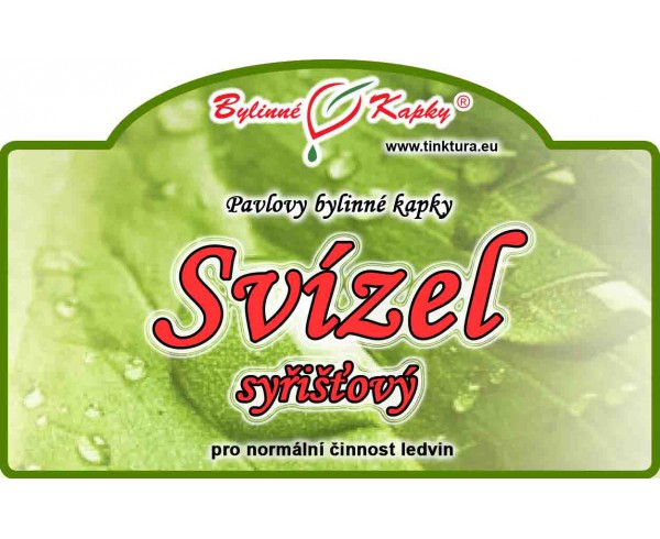 SVÍZEL SYŘIŠŤOVÝ kapky (tinktura) 50ml | Bylinné kapky 
