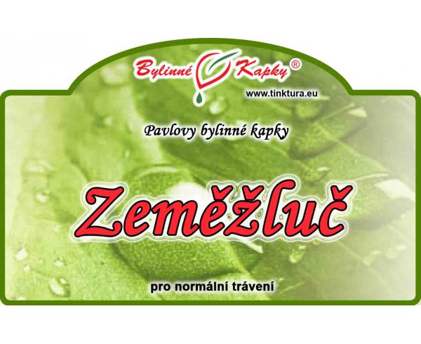 ZEMĚŽLUČ kapky (tinktura) 50 ml | Bylinné kapky 
