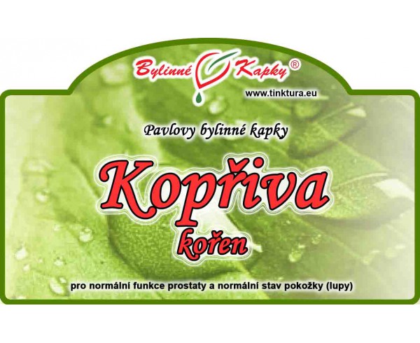 KOPŘIVA KOŘEN kapky (tinktura) 50ml | Bylinné kapky