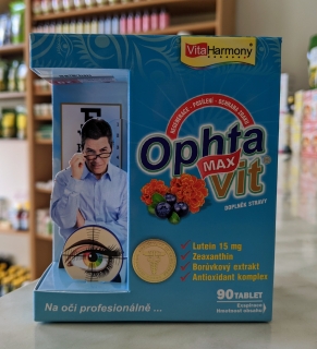 OPHTAVIT® - 90 tbl, pro zdravý zrak po celý život | Vitaharmony 