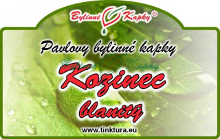 KOZINEC BLANITÝ kapky (tinktura) 50ml | Bylinné kapky 