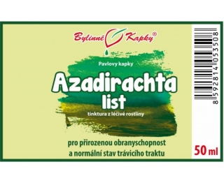 AZADIRACHTA LIST - kapky (tinktura) 50ml | Bylinné kapky