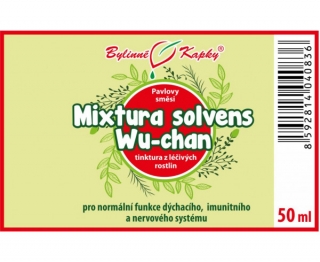 Mixtura solvens Wu-chan - tinktura 50 ml | Bylinné kapky