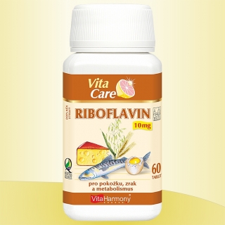 RIBOFLAVIN (Vitamin B2) 10 mg - 60 tbl. | Vitaharmony