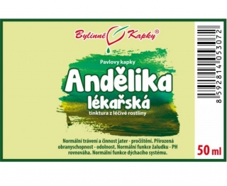 ANDĚLIKA lékařská (tinktura) 50ml | Bylinné kapky