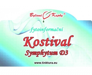 KOSTIVAL LĚKAŘSKÝ kapky (tinktura) 30ml | Bylinné kapky