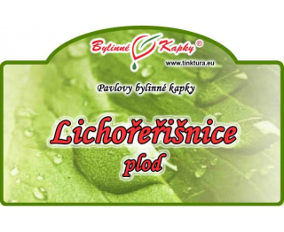 LICHOŘEŘIŠNICE plod kapky (tinktura) 50ml | Bylinné kapky 